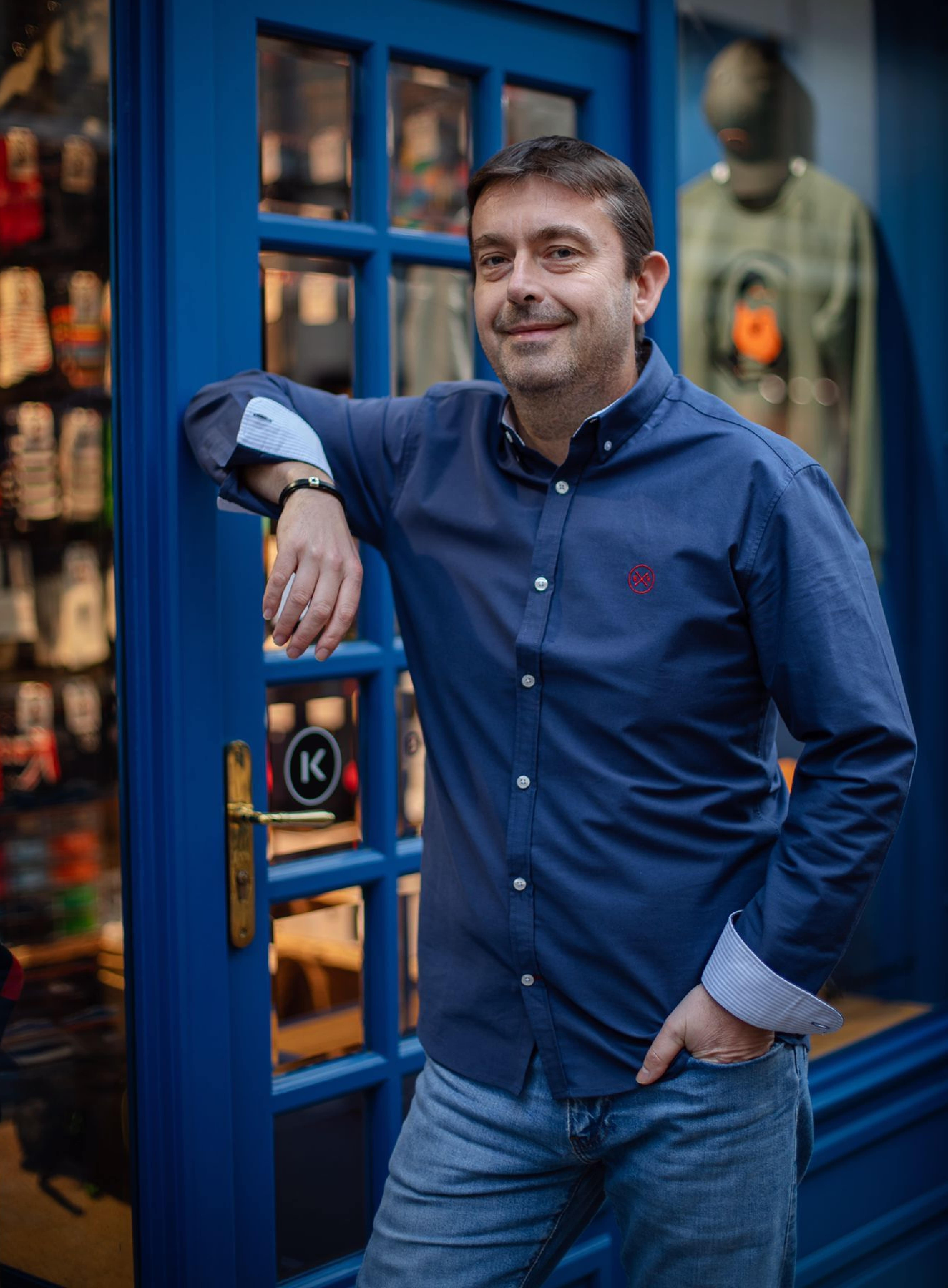 CHEMISE OXFORD MARINE