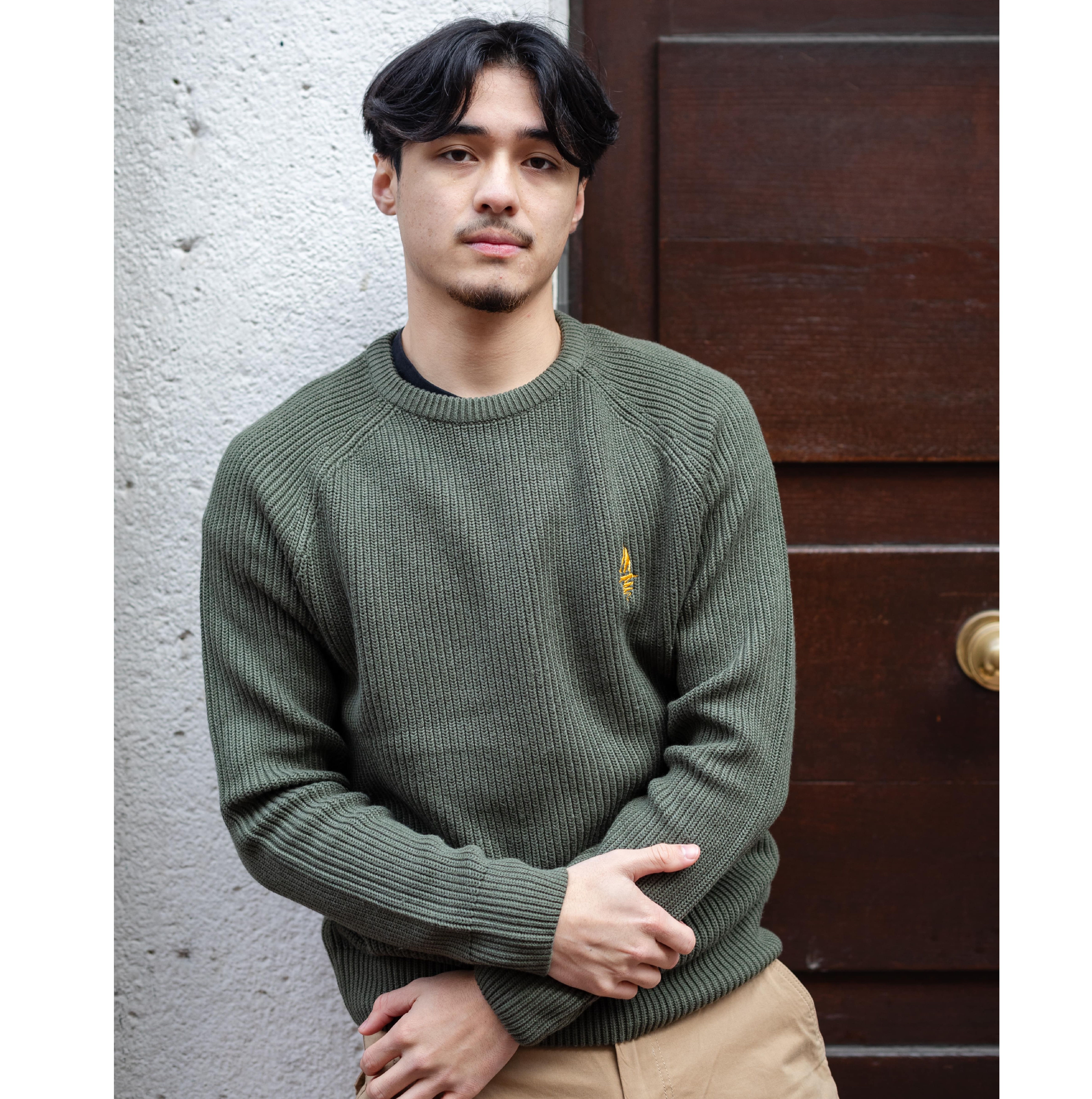 PULL BIG MAILLE KAKI